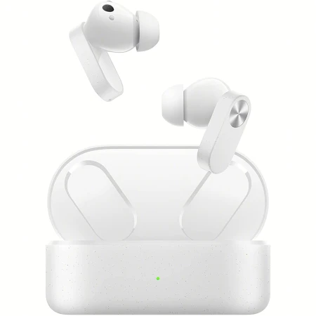 Casti In-Ear OnePlus Nord Buds 2, True Wireless, Bluetooth, Microfon, Noise Cancelling, IP55, Alb