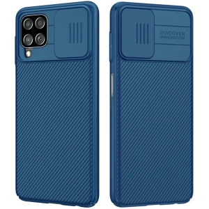 Husa Nillkin pentru Samsung Galaxy A22 4G, Camshield Series, TPU, Albastru
