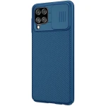 Husa Nillkin pentru Samsung Galaxy A22 4G, Camshield Series, TPU, Albastru