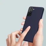Husa Nillkin Flex Pure Pro compatibila cu Samsung Galaxy S21Plus 5G, Silicon, Albastru