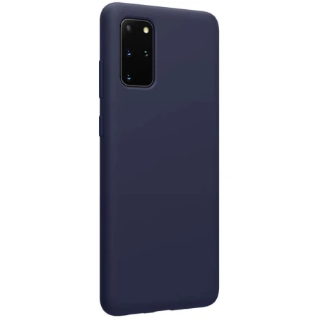 Husa Super Slim protectie spate telefon compatibila Samsung Galaxy S20+ Plus Nillkin Flex Pure, albastra