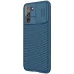 Husa protectie spate si camera foto albastru, pentru Samsung Galaxy S21 Plus 5G Nillkin CamShield Pro