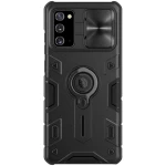 Husa de protectie cu kickstand Nillkin Camshield Armor Series pentru Samsung Galaxy Note 20, TPU, Negru