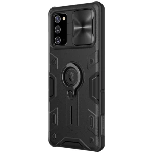 Husa de protectie cu kickstand Nillkin Camshield Armor Series pentru Samsung Galaxy Note 20, TPU, Negru