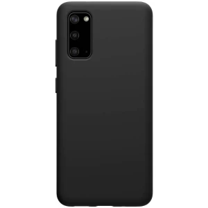 Husa Super Slim protectie spate telefon compatibila Samsung Galaxy S20 / S20 5G Nillkin Flex Pure, neagra