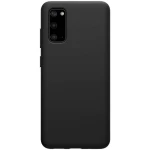 Husa Super Slim protectie spate telefon compatibila Samsung Galaxy S20 / S20 5G Nillkin Flex Pure, neagra