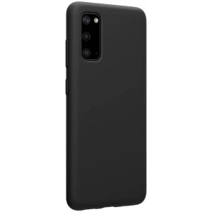 Husa Super Slim protectie spate telefon compatibila Samsung Galaxy S20 / S20 5G Nillkin Flex Pure, neagra