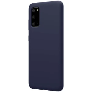 Husa Super Slim protectie spate telefon compatibila Samsung Galaxy S20 / S20 5G Nillkin Flex Pure, albastra