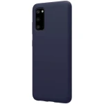 Husa Super Slim protectie spate telefon compatibila Samsung Galaxy S20 / S20 5G Nillkin Flex Pure, albastra