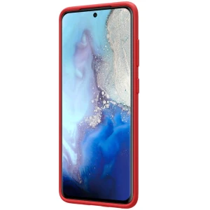 Husa Super Slim protectie spate telefon compatibila Samsung Galaxy S20 / S20 5G Nillkin Flex Pure, rosie