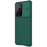 Husa protectie spate si camera foto verde, pentru Samsung Galaxy S21 Ultra 5G Nillkin CamShield Pro