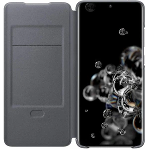 Husa LED View Cover pentru Samsung Galaxy S20 Ultra Gray