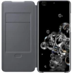 Husa LED View Cover pentru Samsung Galaxy S20 Ultra Gray