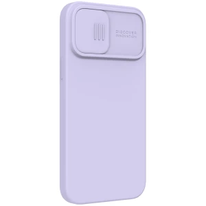 Husa de protectie Nillkin CamShield pentru iPhone 13 Pro max, Silicon/Microfibra, Mov