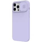 Husa de protectie Nillkin CamShield pentru iPhone 13 Pro max, Silicon/Microfibra, Mov