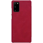 Husa de protectie Nillkin Qin Series pentru Samsung Galaxy Note 20, Piele ecologica/Plastic, Rosu