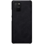 Husa Flip Cover Nillkin QIN pentru Samsung Galaxy S10 Lite, Policarbonat/Piele ecologica, Negru