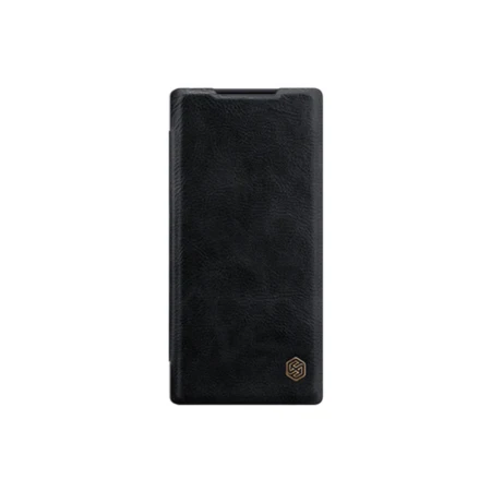 Husa Piele pentru Samsung Note 10 Flip Cover Nillkin Qin - Negru