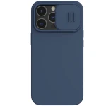 Carcasa NiLLkin Camshield Magnetic Series, pentru iPhone 13, Hard Premium TPU, Albastru