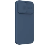Carcasa NiLLkin Camshield Magnetic Series, pentru iPhone 13, Hard Premium TPU, Albastru