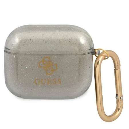 Husa de protectie pentru AirPods 3, Guess, TPU, Negru