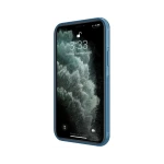 Husa Premium Nillkin Cyclops Compatibila Cu iPhone 12 / 12 Pro, Protectie La Camera Si Kickstand, Albastru