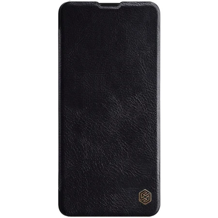 Husa Carte Slim Nillkin Qin (Piele Eco) pentru Samsung Galaxy A71, Negru