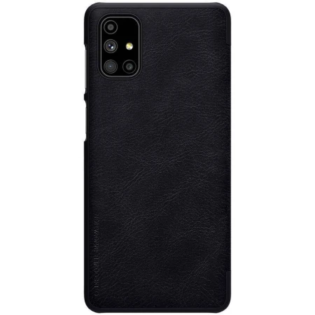 Husa Nillkin, pentru Samsung Galaxy M51, Piele, Negru