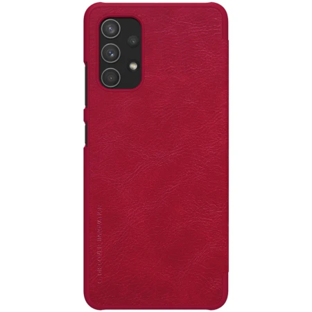 Husa pentru Samsung Galaxy A32 4G, Nillkin QIN Leather Case, Rosu
