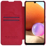 Husa pentru Samsung Galaxy A32 4G, Nillkin QIN Leather Case, Rosu