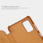 Husa pentru Samsung Galaxy A32 4G, Nillkin QIN Leather Case, Rosu