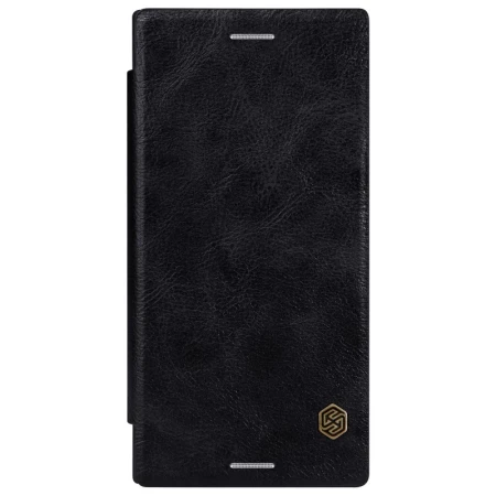 Husa pentru Samsung Galaxy F62 / M65 Nillkin QIN Leather, tip carte, negru
