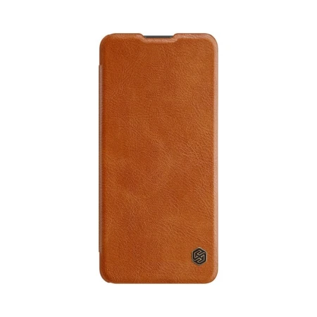 Husa Flip Cover Book Premium Nillkin Qin Compatibila Cu Samsung Galaxy A32 4g, Maro, Piele Ecologica