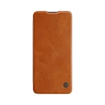 Husa Flip Cover Book Premium Nillkin Qin Compatibila Cu Samsung Galaxy A32 4g, Maro, Piele Ecologica