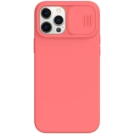 Husa pentru Apple iPhone 12 / iPhone 12 Pro, Nillkin, Silicon/plastic, Roz