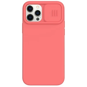 Husa compatibila cu Apple iPhone 12 / 12 Pro Rosu Poliuretan termoplastic Wireless charging Tip Carcasa, NILLKIN-28379