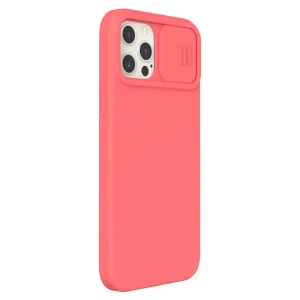 Husa compatibila cu Apple iPhone 12 / 12 Pro Rosu Poliuretan termoplastic Wireless charging Tip Carcasa, NILLKIN-28379