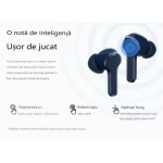 Casti TWS, Realme Buds T100, AI Noise Cancelling, Touch Control, Audio de inalta fidelitate, Autonomie 28 ore, Bluetooth 5.3, Negru