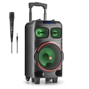 Boxa de podea premium NGS WILD DUB ZERO, BT, 120W, microfon, negru