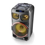 Boxa de podea premium NGS WILD DUB ZERO, BT, 120W, microfon, negru