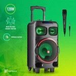 Boxa de podea premium NGS WILD DUB ZERO, BT, 120W, microfon, negru