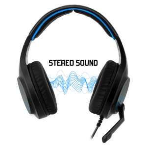 Casti cu microfon EH20, PC, PS4, Spirit of Gamer, Compatibil Xbox One, Negru