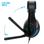 Casti cu microfon EH20, PC, PS4, Spirit of Gamer, Compatibil Xbox One, Negru