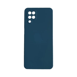 Husa de protectie Atlas Zen compatibila cu Samsung A13 4G Albastru Material Mat, Slim, Anti zgarieturi, Anti soc, cu margini ridicate pentru protectia ecranului si a camerei