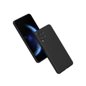 Husa de protectie Atlas Zen compatibila cu Samsung A14 4G/5G Negru Material Mat, Slim, Anti zgarieturi, Anti soc, cu margini ridicate pentru protectia ecranului si a camerei