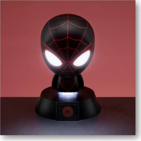 Lampa de veghe copii, Paladone, Spiderman, Rosu/Negru