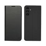 Husa de protectie tip carte CENTO Soho compatibila cu Samsung A14 4G/5G Black Premium, Inchidere magnetica, Protectie Sporita, Anti soc, Anti zgarieturi, Functie de stand