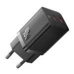 Incarcator rapid Baseus GaN5 Pro, 2x USB-C, 40W, Negru