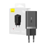 Incarcator rapid Baseus GaN5 Pro, 2x USB-C, 40W, Negru
