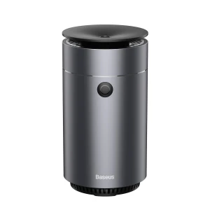 Umidificator auto, Baseus Time Aromatherapy Machine, Gri inchis, Rezervor 75ml, 6W